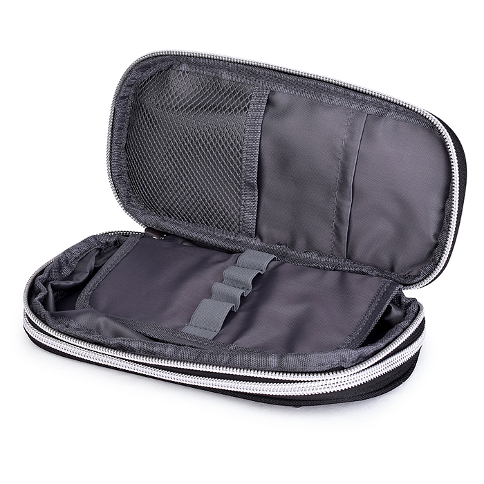 Пенал "Aesthetic" 21x8x3(7) см, овальный с возможностью расширения для 90 предметов, с внеш