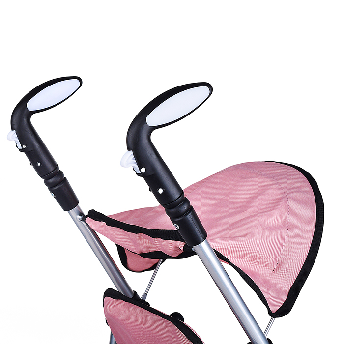 Фото к товару Коляска для кукол 9351 металл., складная, прогулочная с козырьком, с корзиной, цвет розовый Коляска для кукол 9351 металл., складная, прогулочная с козырьком, с корзиной, цвет розовый