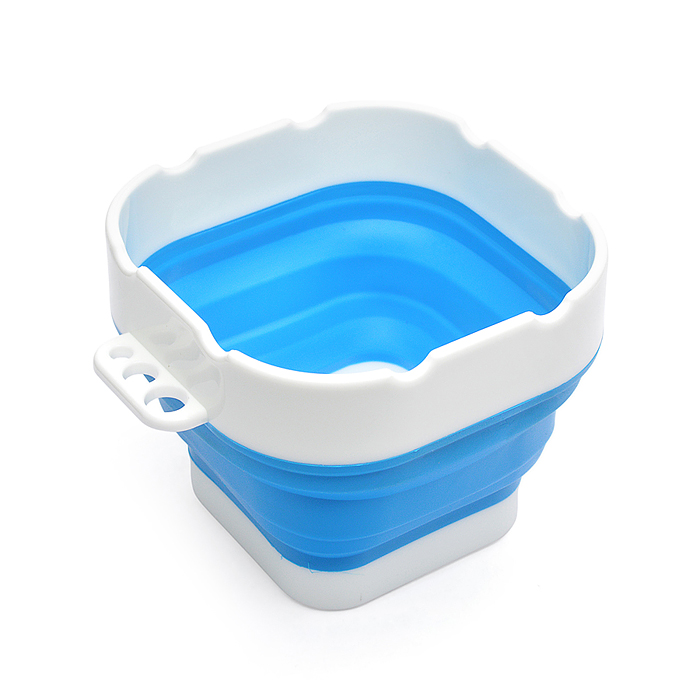 Стакан складной для ИЗО 300 мл, 9,5x9,5x8 см, высота 8 см, в сложенном виде 3 см, силиконо