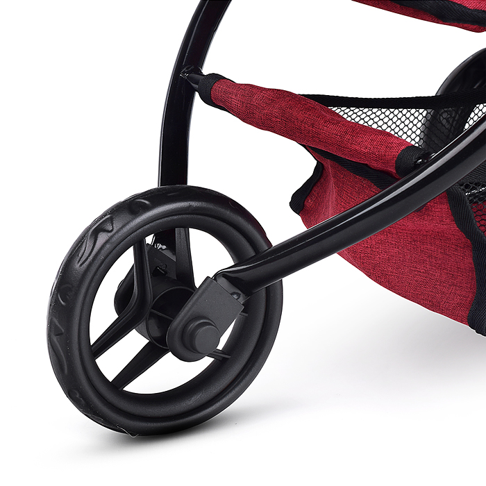 Фото к товару Коляска для кукол 9377B-T 3-колесная, металлическая, прогулочная, с тентом, с корзиной,цвет бордовый Коляска для кукол 9377B-T 3-колесная, металлическая, прогулочная, с тентом, с корзиной,цвет бордовый