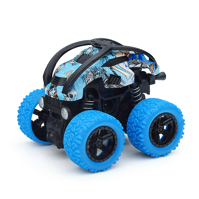 Машина 769-2 "Трюковая" с мега колесами, в пакете