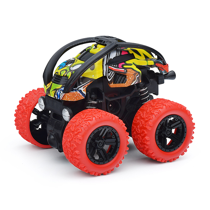 Машина 769-2 "Трюковая" с мега колесами, в пакете