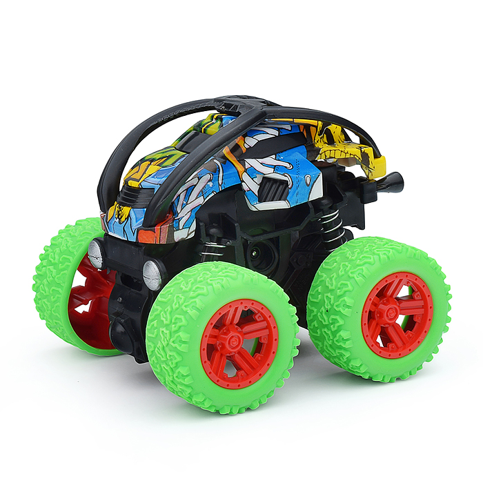 Машина 769-2 "Трюковая" с мега колесами, в пакете