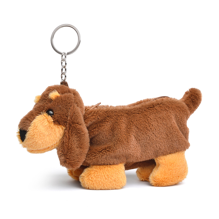 Мягкий брелок-кошелек М1405 "Собака Барбос" 20см