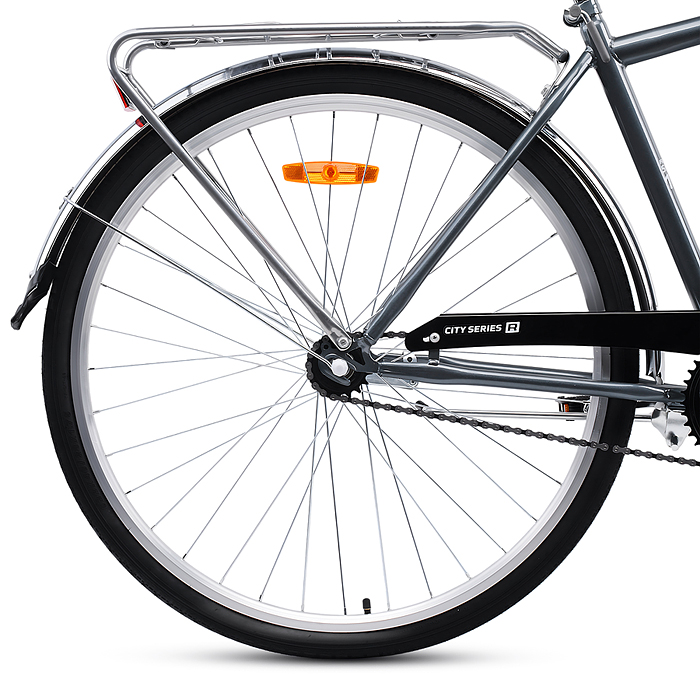 Велосипед 28" Rocket City Gent, цвет серый, размер 19"