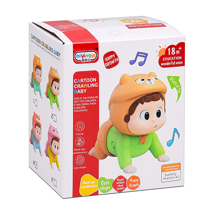 Игрушка развивающая 368-46H "Музыкальный пупс-1" в коробке