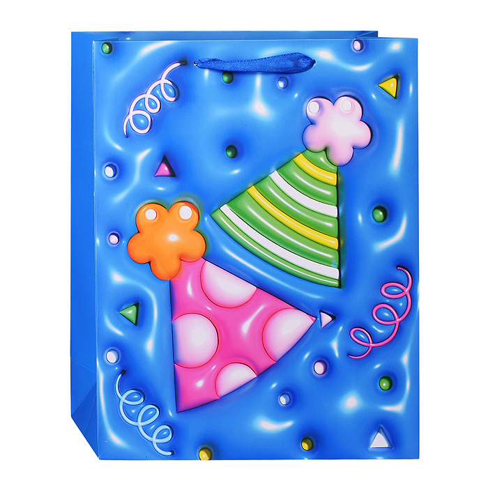 Пакет подарочный 00-6300 "Волшебный подарок" 26*32*10,5 см.