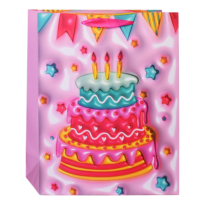 Пакет подарочный 00-6300 "Волшебный подарок" 26*32*10,5 см.