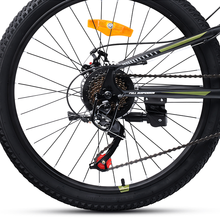 Велосипед 24" Rocket Azkar, цвет хаки, размер 15"