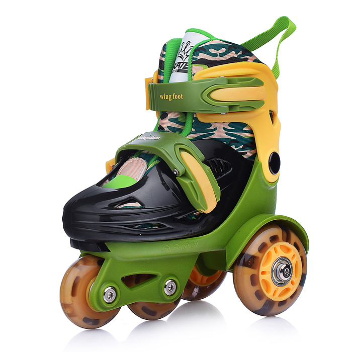 Фото к товару Ролики детские U011007Y размер S, хаки Ролики детские U011007Y размер S, хаки