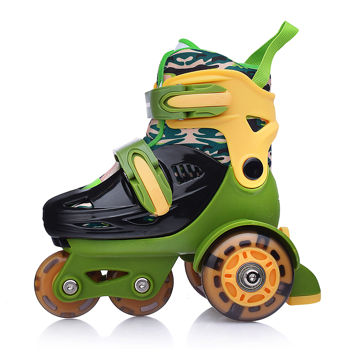 Фото к товару Ролики детские U011007Y размер S, хаки Ролики детские U011007Y размер S, хаки