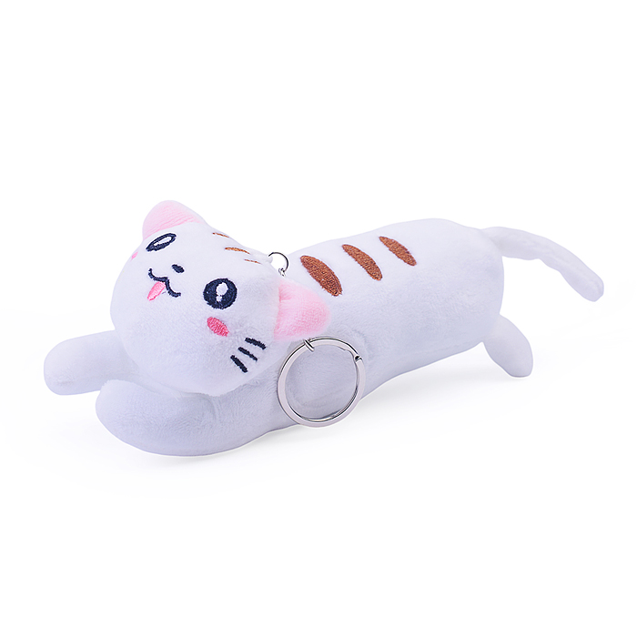 Фото к товару Мягкая игрушка-брелок M1192 "Кот Барсик" 16 см. Мягкая игрушка-брелок M1192 "Кот Барсик" 16 см.