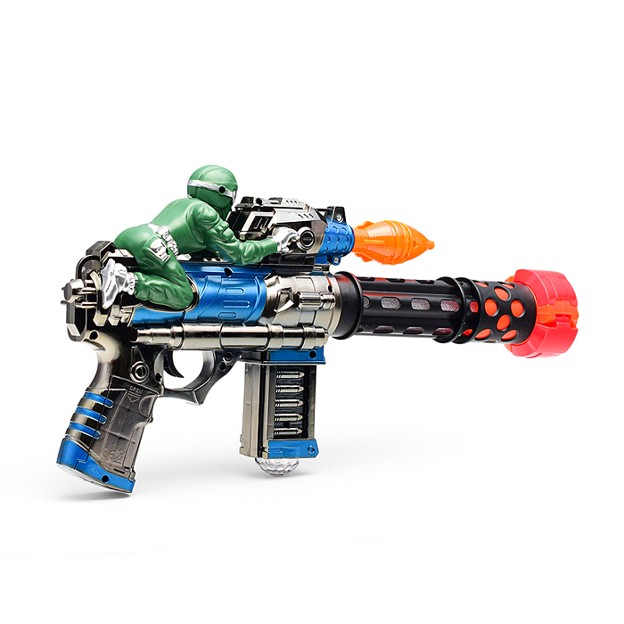 Автомат 3050-15 "Герой" на батарейках, в пакете