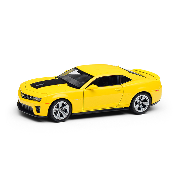 Машинка 1:24 Chevrolet Camaro ZL1, желтый
