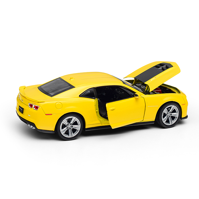 Машинка 1:24 Chevrolet Camaro ZL1, желтый