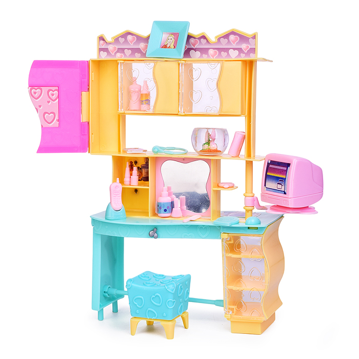 Набор мебели для кукол 21014 "Спальная комната" в коробке