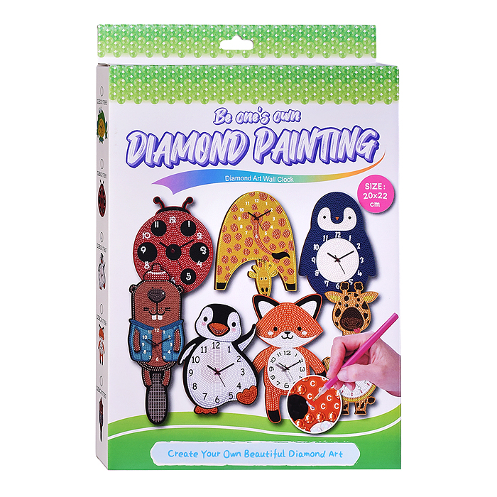 Набор творческая мастерская 00-6768 Часы "Лисенок" 20*22 см.