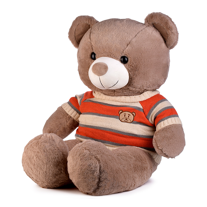 Мягкая игрушка М1488 "Медведь в полосатом свитере" 75 см