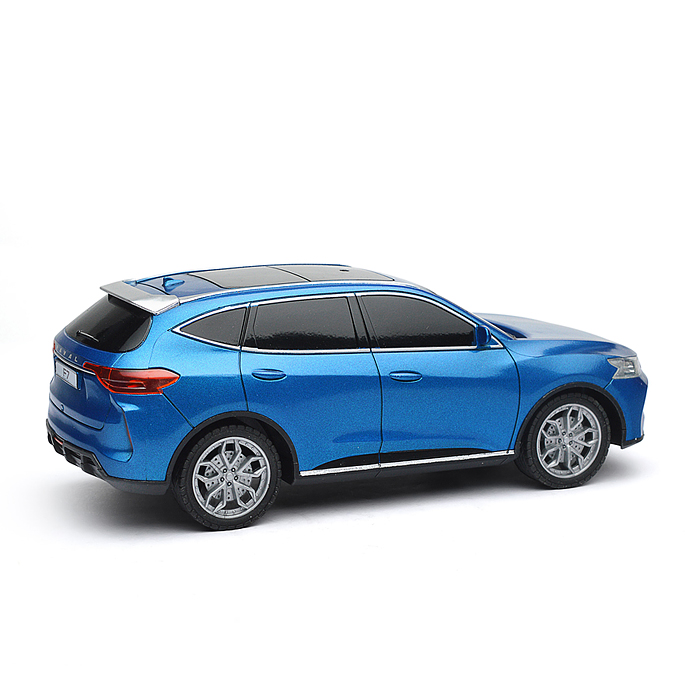Машина Haval f7, р/у свет, 19 см, (синий) коробка