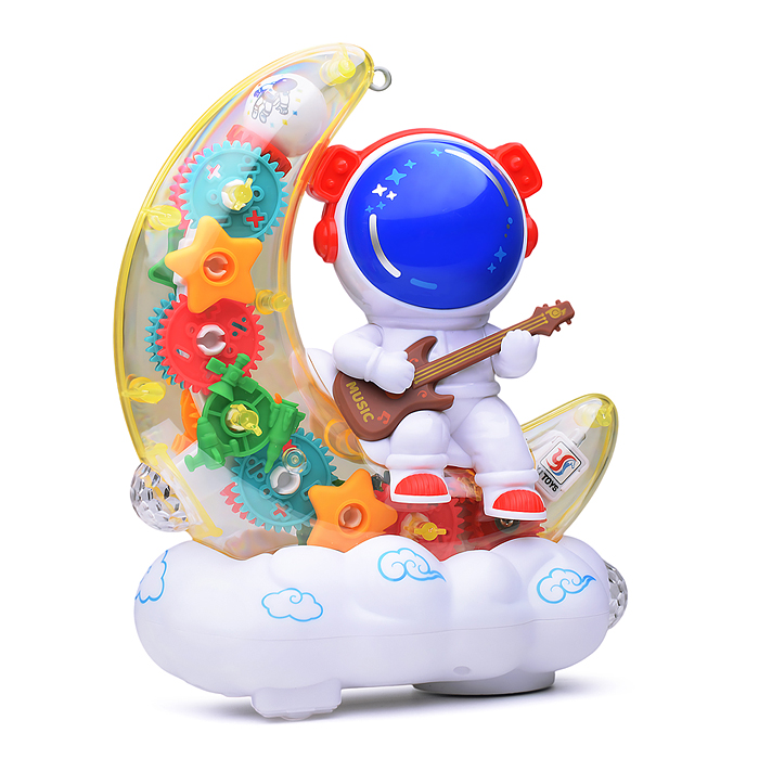 Интерактивная игрушка YJ-3044 "Космонавт" на батарейках, в коробке