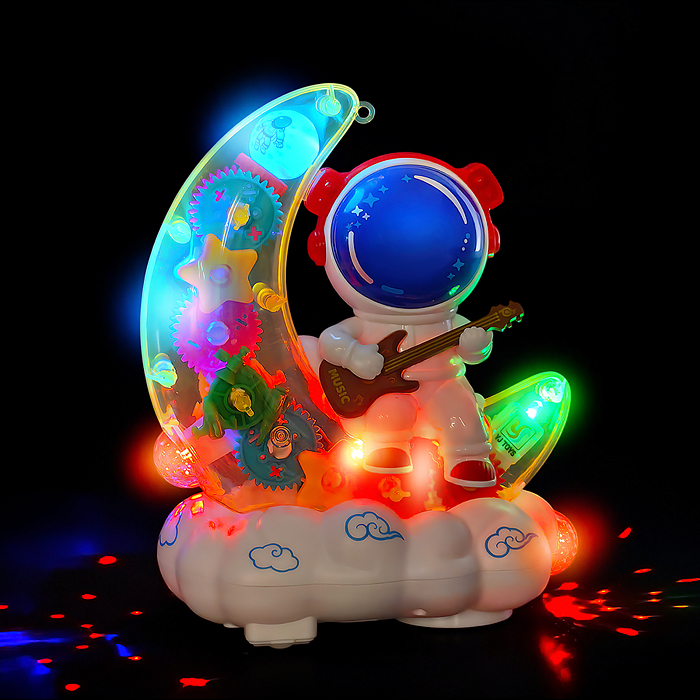 Интерактивная игрушка YJ-3044 "Космонавт" на батарейках, в коробке