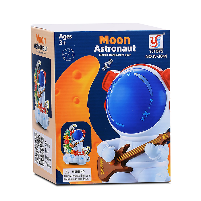 Интерактивная игрушка YJ-3044 "Космонавт" на батарейках, в коробке