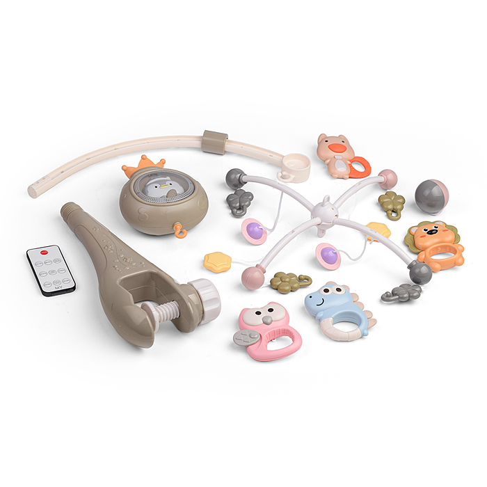 Мобиль на кроватку 368-6G "Радость малыша" на батарейках, в коробке