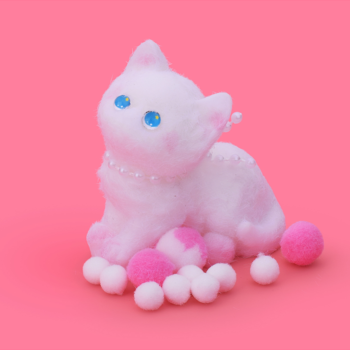 Игрушка-антистресс 00-5262 "Котенок" с клубком