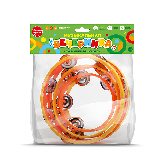 Фото к товару Набор бубнов UT0203 "Талантливый малыш" в пакете Набор бубнов UT0203 "Талантливый малыш" в пакете