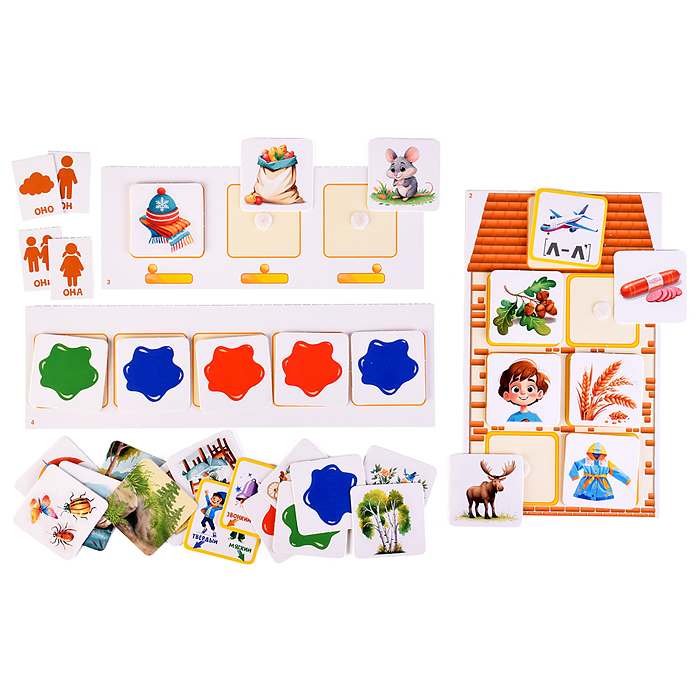 Тренажер логопедический на липучках