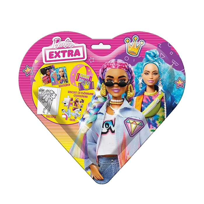 Набор во флоупаке сердце Barbie Набор во флоупаке сердце Barbie