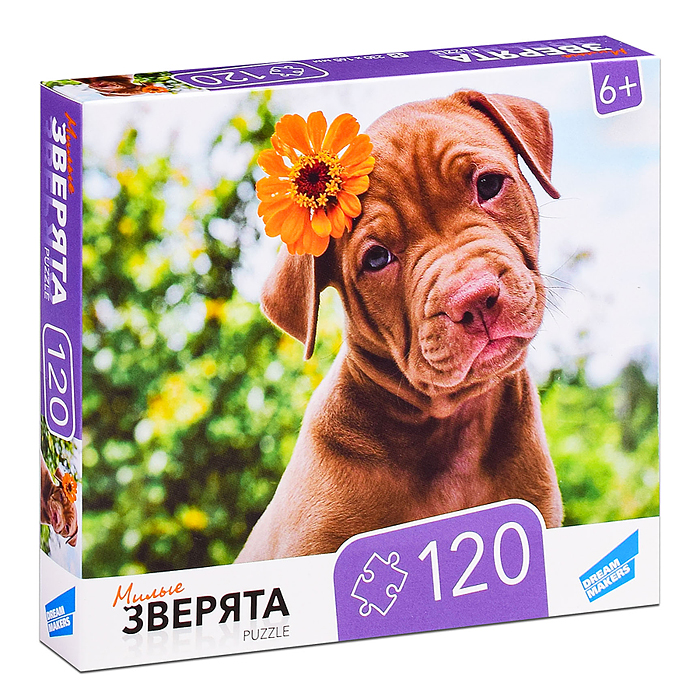 Пазлы 120 "Зверята" Пазлы 120 "Зверята"