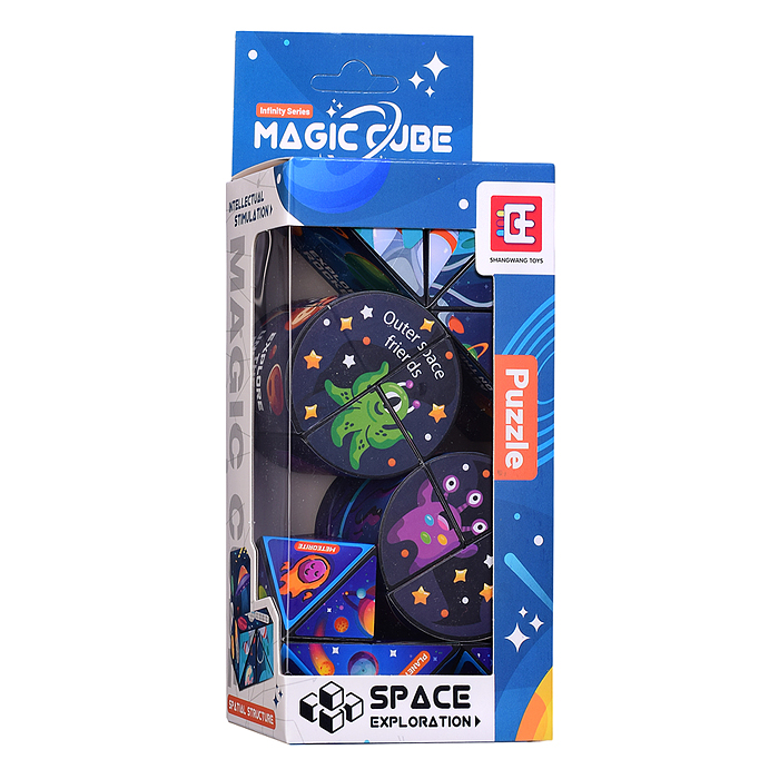 Головоломка F-901 "Магический куб" 3 в 1 в коробке