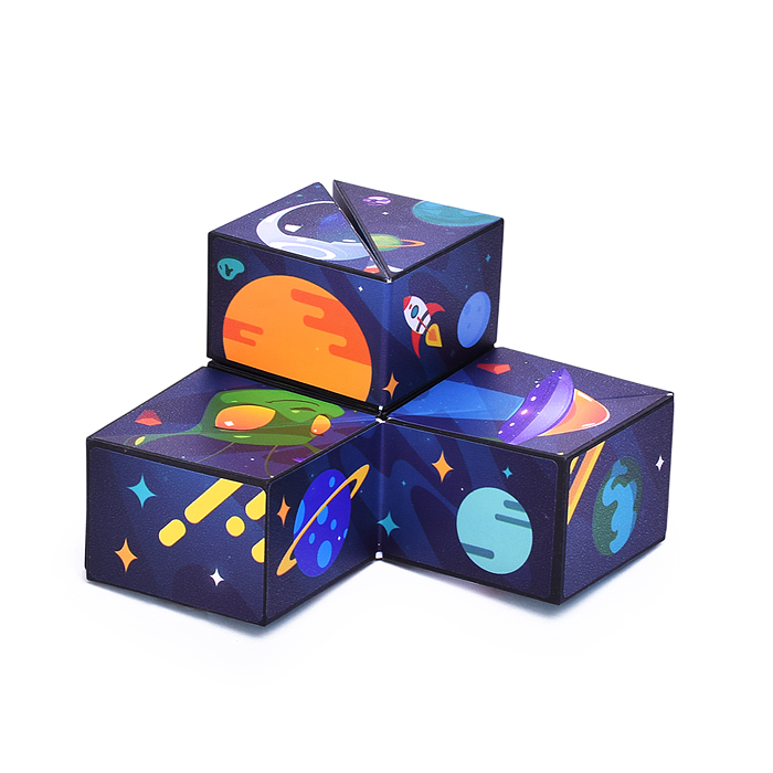 Головоломка F-901 "Магический куб" 3 в 1 в коробке