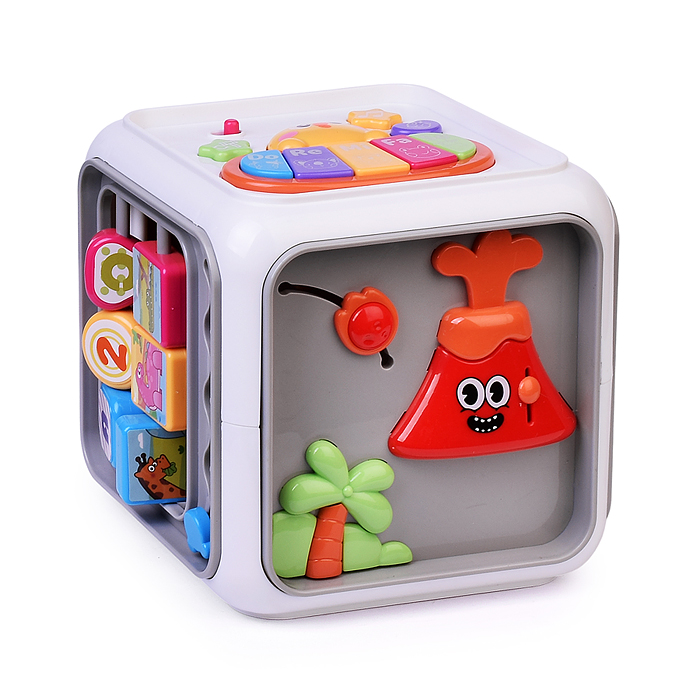 Куб развивающий MSS-008 "Веселые нотки" в коробке
