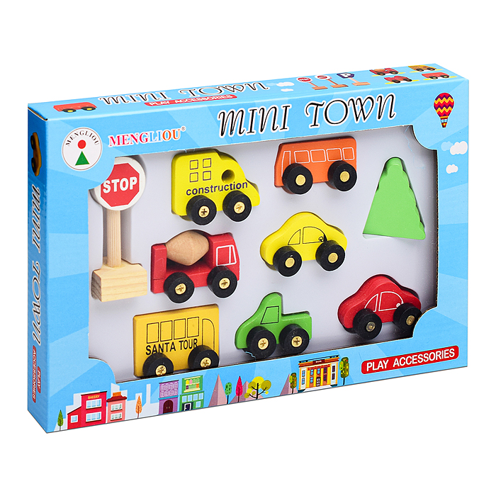 Набор машин D2034 "Транспорт" со знаками