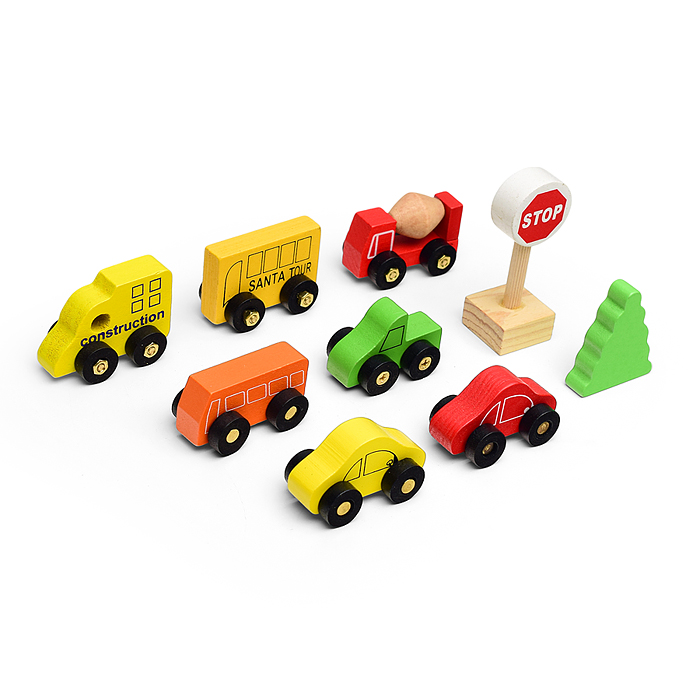 Набор машин D2034 "Транспорт" со знаками