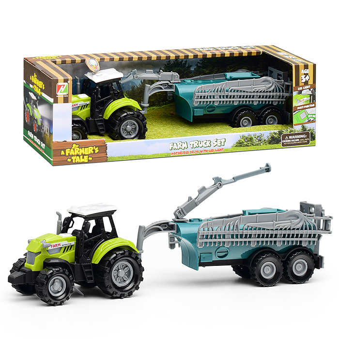 Трактор 550-4P для полевых работ, на батарейках, в коробке Трактор 550-4P для полевых работ, на батарейках, в коробке