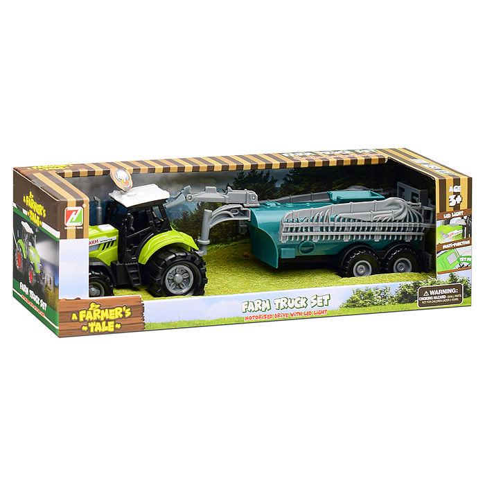 Трактор 550-4P для полевых работ, на батарейках, в коробке