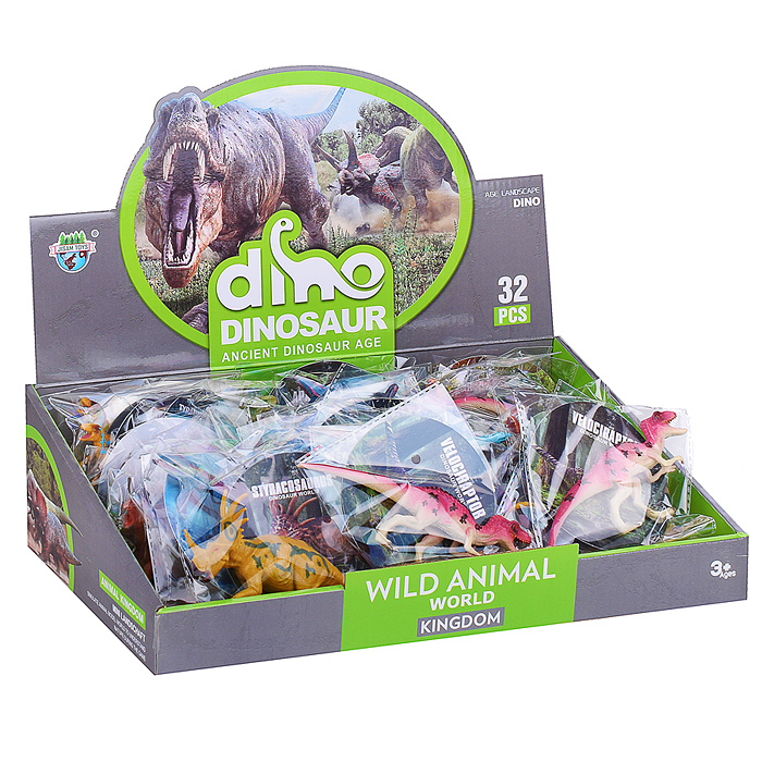 Динозавр JS35-4 в ассортименте, в коробке