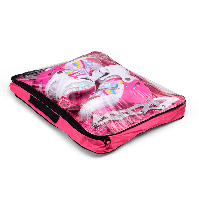 Ролики детские U011003Y (размер S) розовый, в сумке