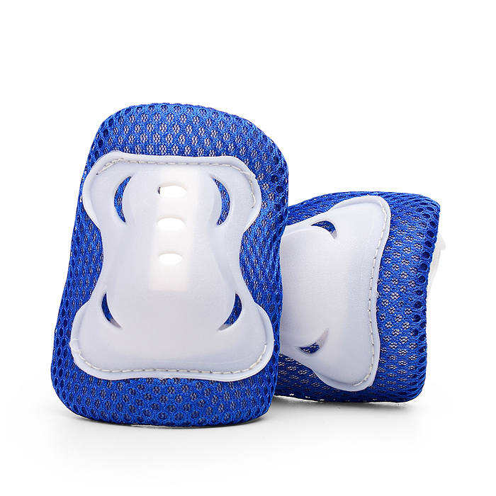 Фото к товару Комплект детской защиты для катания U026164Y (цвет бело/синий) Комплект детской защиты для катания U026164Y (цвет бело/синий)