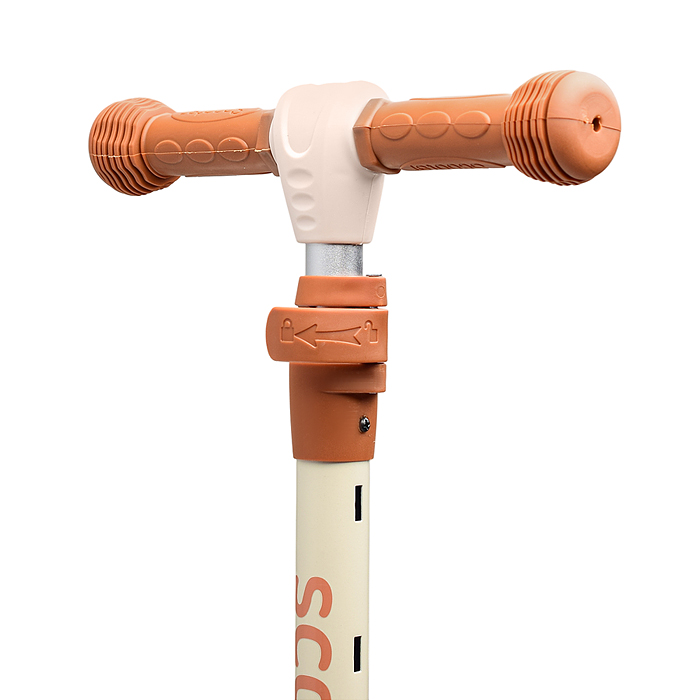 Фото к товару Самокат U001189Y 3-х кол., PU, цвет коричневый Самокат U001189Y 3-х кол., PU, цвет коричневый