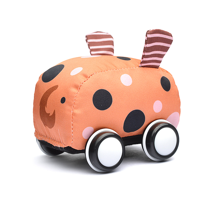 Машинка мягкая "Собачка"