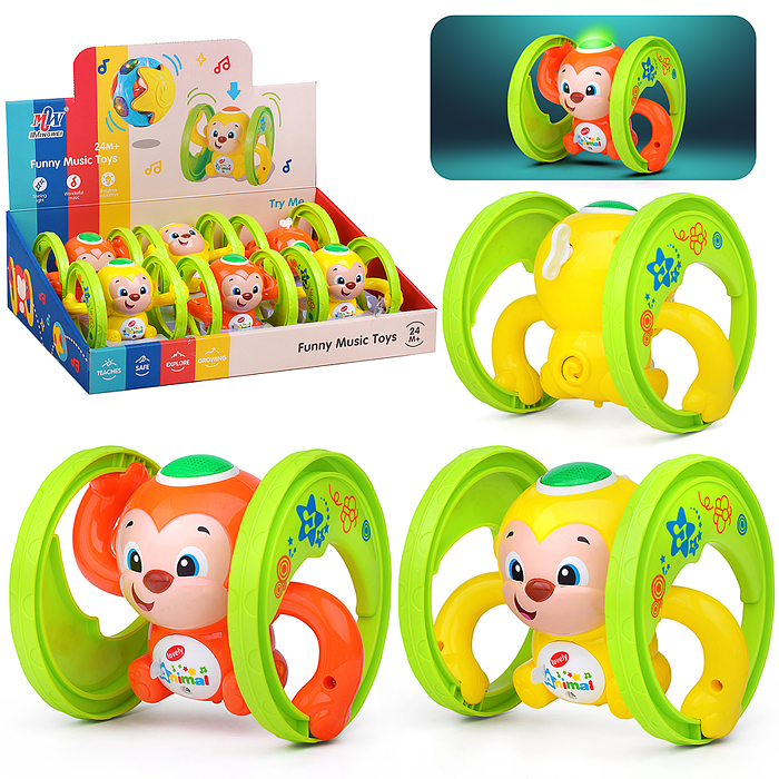 Заводная игрушка 803 "Обезьяна" в коробке