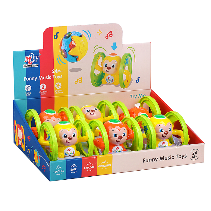 Заводная игрушка 803 "Обезьяна" в коробке