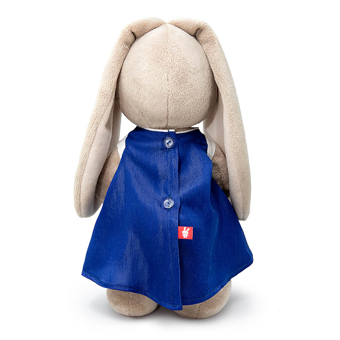 Фото к товару Зайка Ми в синем платье (большой) Зайка Ми в синем платье (большой)