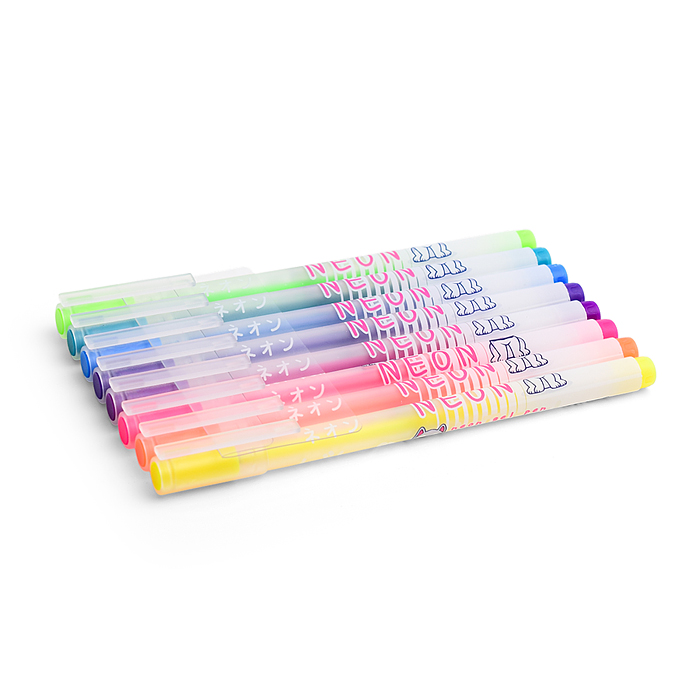 Набор гелевых ручек "Neon.Kawaii animals" 0.8 мм, 8 цветов