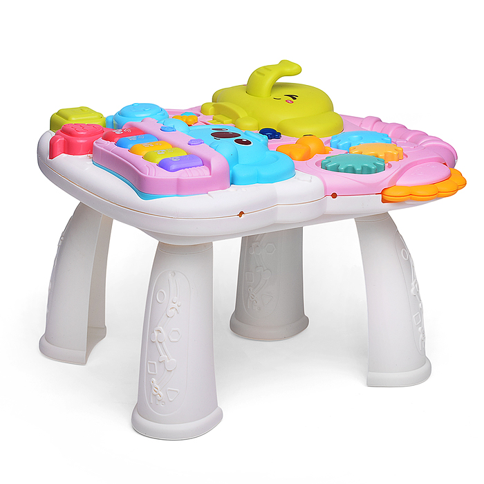 Фото к товару Игровой центр-Каталка 368-57R "Слоник и коала" цвет розовый, 3 в 1 в коробке Игровой центр-Каталка 368-57R "Слоник и коала" цвет розовый, 3 в 1 в коробке