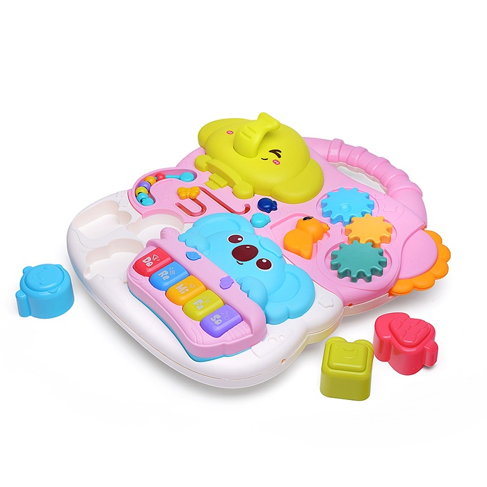 Фото к товару Игровой центр-Каталка 368-57R "Слоник и коала" цвет розовый, 3 в 1 в коробке Игровой центр-Каталка 368-57R "Слоник и коала" цвет розовый, 3 в 1 в коробке